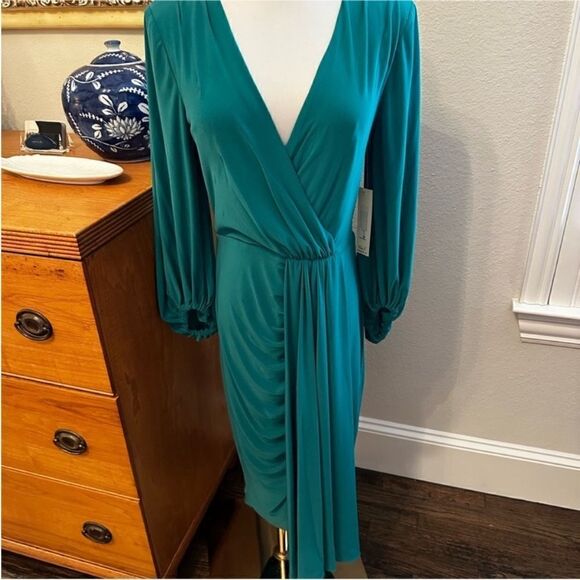 NWT ELIZA J Wrap Look Long Sleeve Dress - Picture 6 of 10
